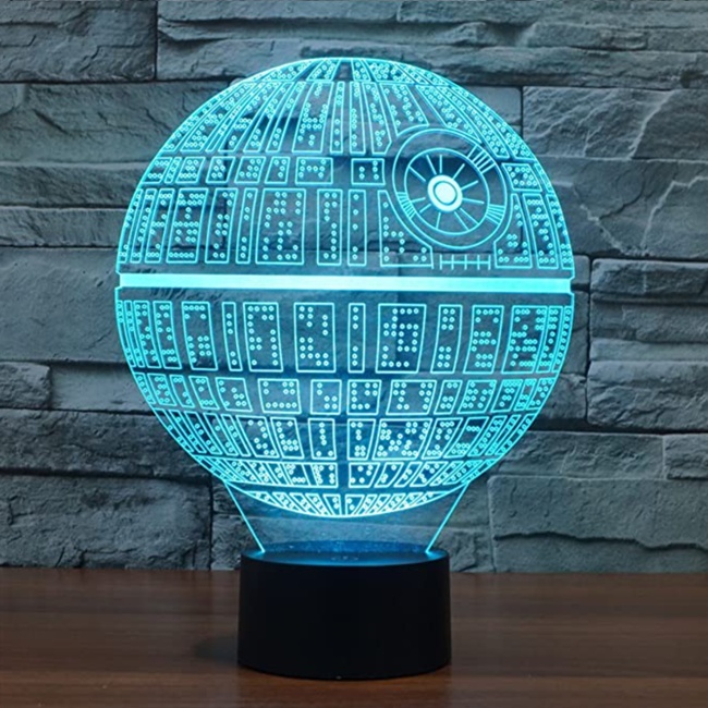Death Star LED lamp
